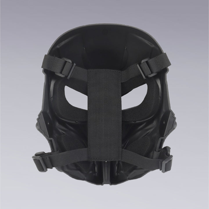 The straps of the punisher techwear mask