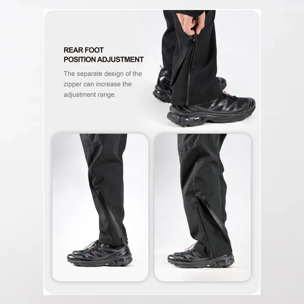 Waterproof Zippered Techwear Pants Details - Clotechnow