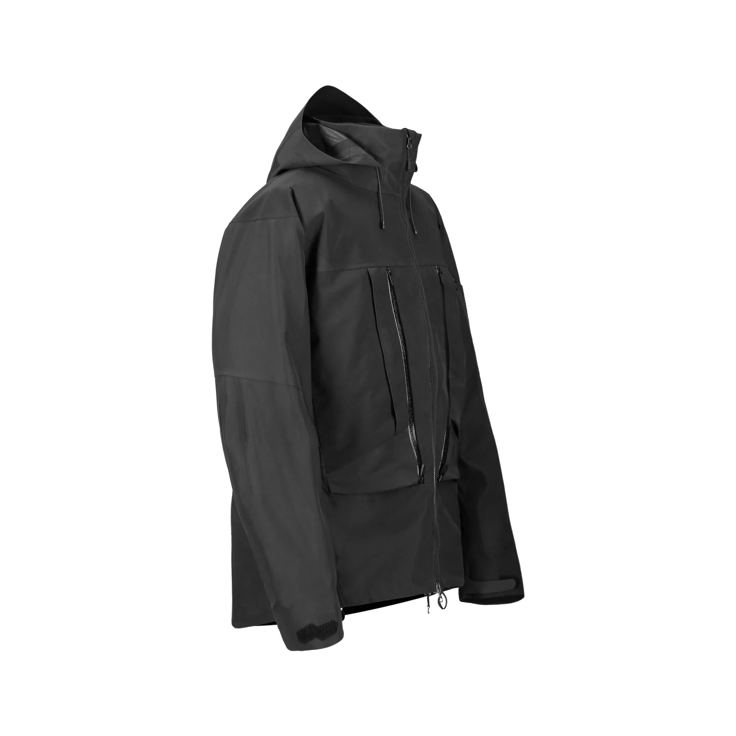 The 0107 Ski Down Techwear Jacket in Black Color