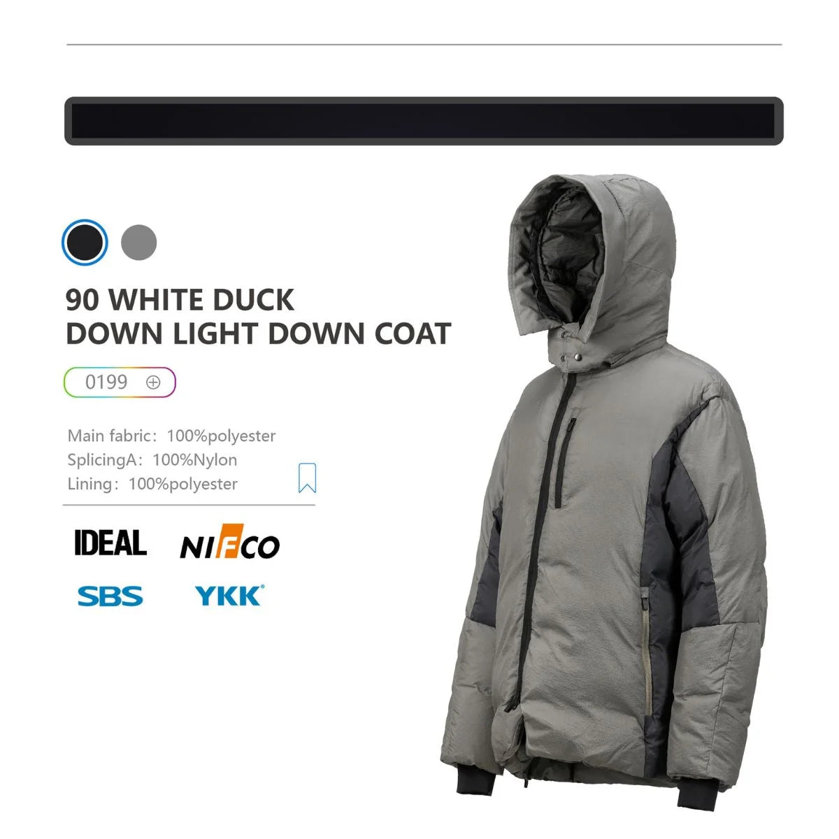 Details of the 0405 Duck Down Jacket - Clotechnow