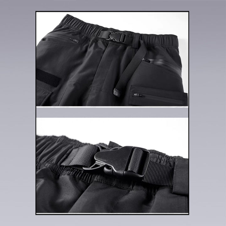 Clotechnow Multi-Pocket techwear Pants are perfect if you are looking for a budget-friendly pair of tactical pants. These shorts have six pockets total, two of which are on the side while another couple of pockets are on the butt area. This pair of tactical pants also come with a removable webbing belt and have a zipper pocket which closes tight at the top. These pants are machine washable and can be dried using the tumble dryer. If you are looking for tactical pants, this one is perfect.
