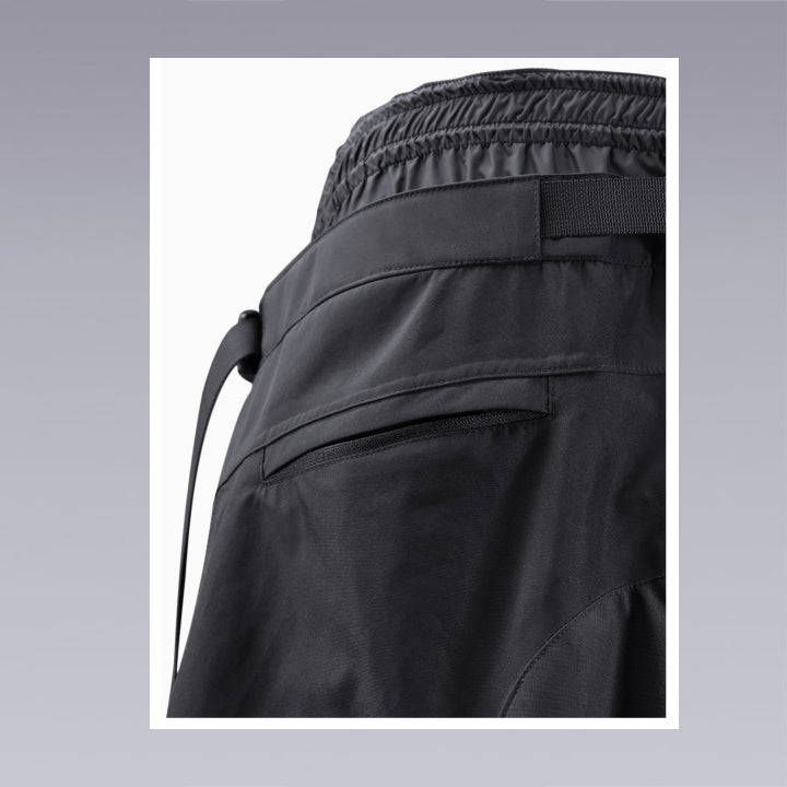 techwear overalls pants belt