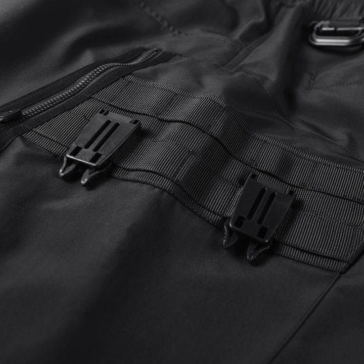 Zip up close up image of The new version of the VIP X-21 TECHNICAL WEAR PANTS Front Side - By Clotechnow