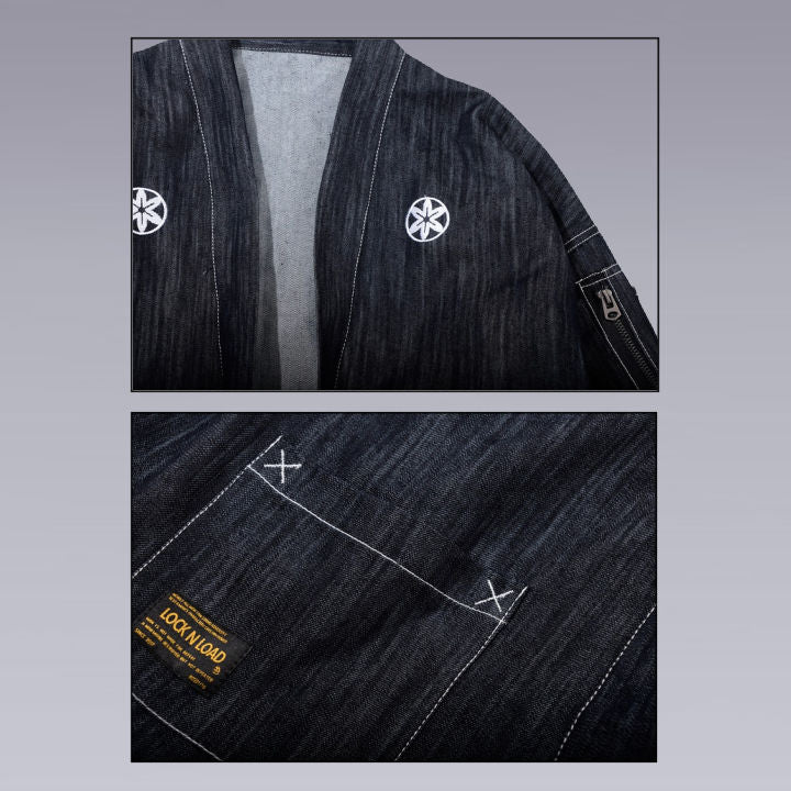 Closer image of The Japanese techwear kimono