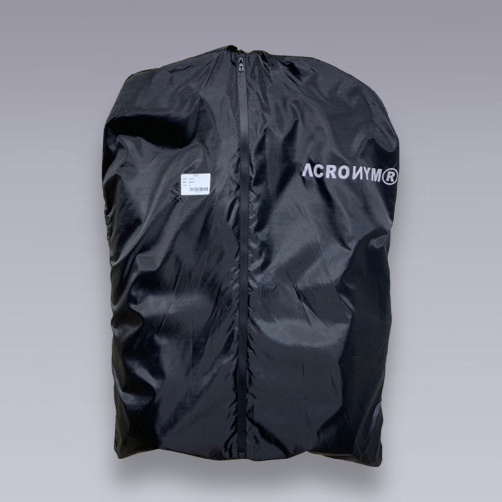 The packaging of the death stranding techwear jacket by acronym