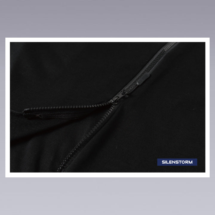 Long Zipper Techwear T-Shirt | Clotechnow L
