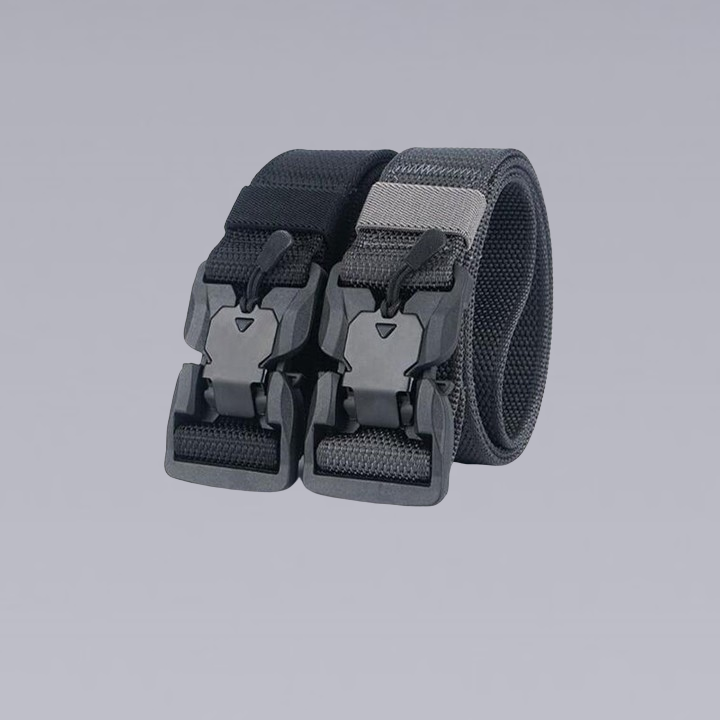 The Black and Gray X50 Techwear Belts By Clotechnow Brand