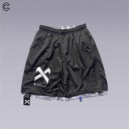 Live the best of both worlds with these reversible streetwear shorts. With one side dark and one light, you'll never want to take them off once they snag your attention. Crafted in sleek sweat absorbent breathable material that keeps you cool through any rollercoaster ride on life!  Dare to be different?