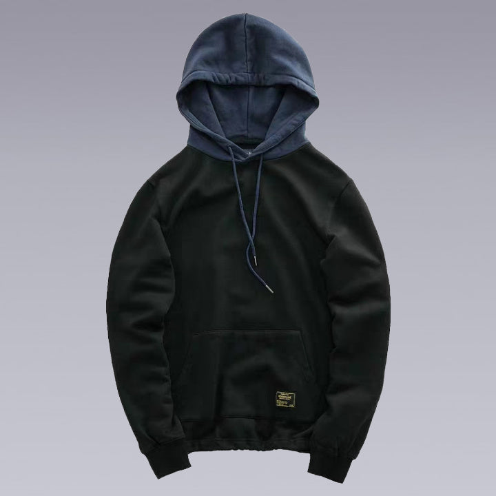 CLOTECH X-11 Techwear dark blue hoodie - Clotechnow