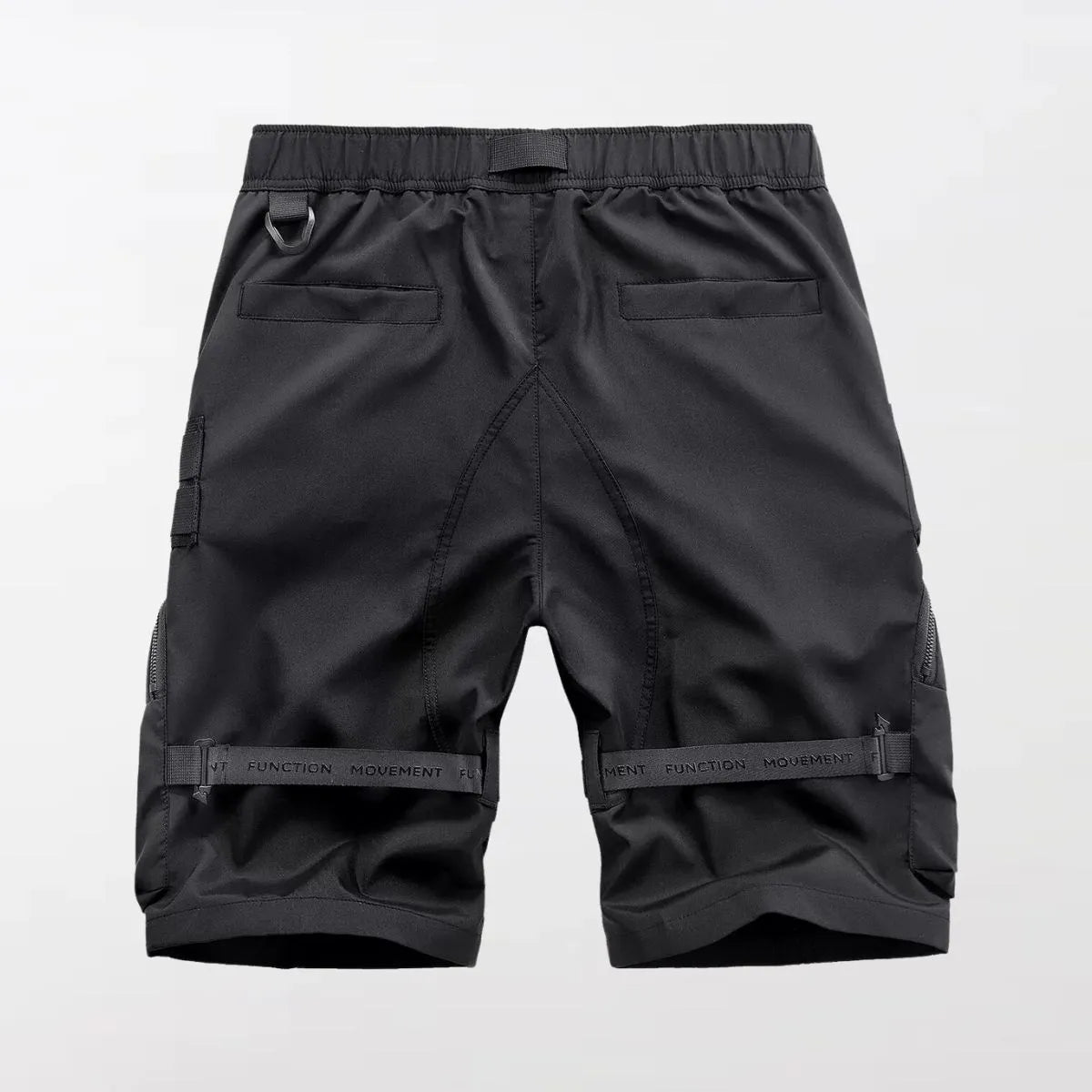The Black S/23 Functional Multi Pocket Shorts By Clotechnow