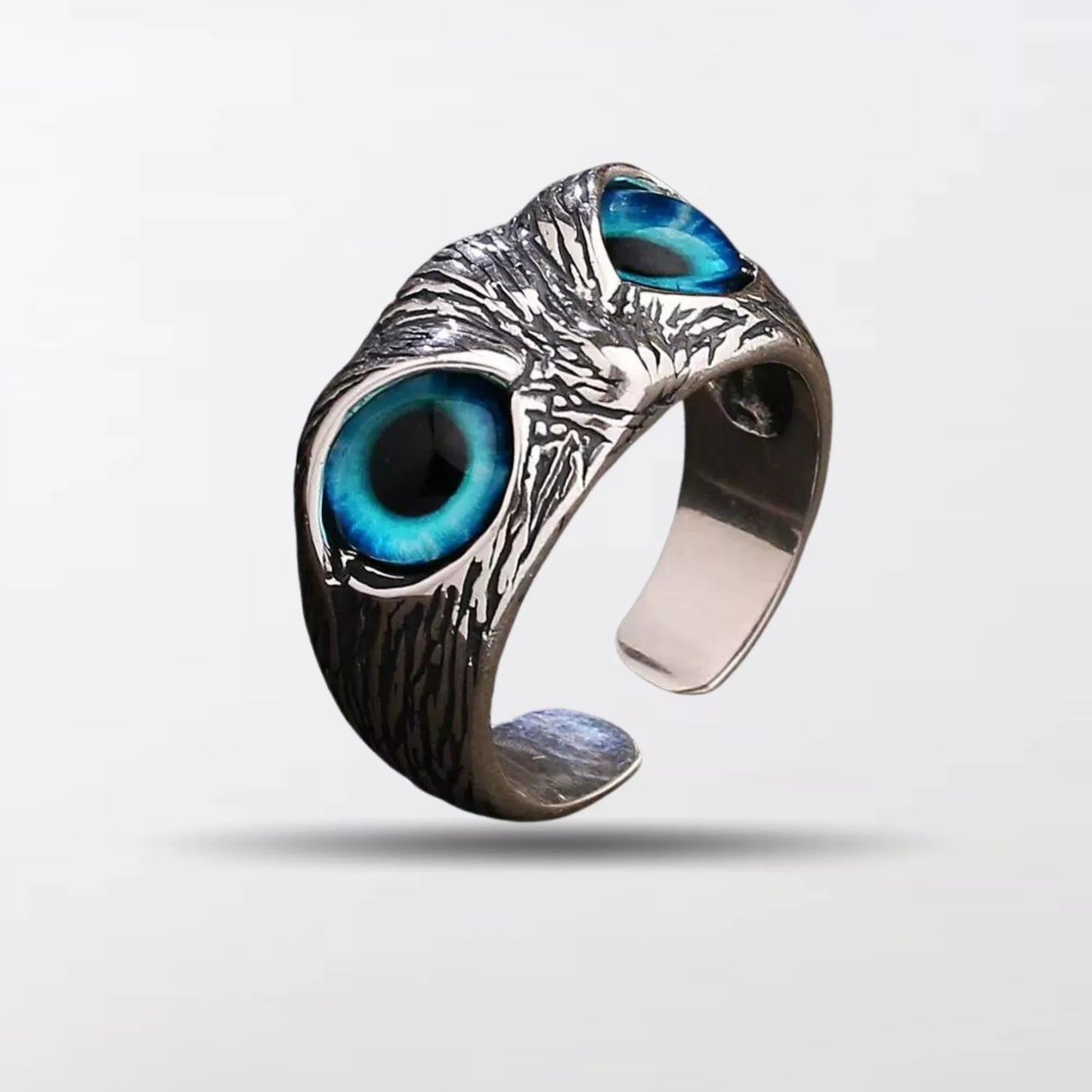 Silver Sterling Owl Ring By Clotechnow